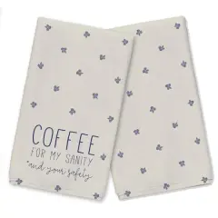 Coffee For My Sanity Tea Towel Set