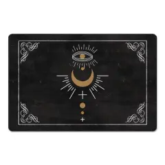Eye Moon Boarder 1 27" x 18" Floor Mat