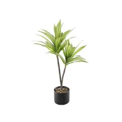 Flora Bunda&reg; 3ft. Palm in Black Ceramic Planter