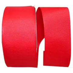 JAM Paper 2.25" Grosgrain Texture Ribbon Red