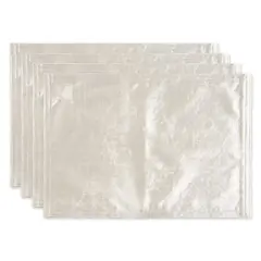 DII&reg; Velvet Placemats, 4ct. Cream