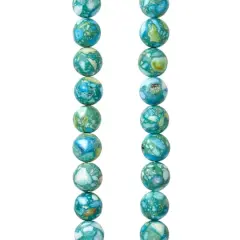 Reconstituted Stone Round Beads, 8mm by Bead Landing&trade;