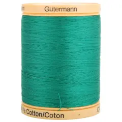 G&uuml;termann Natural Cotton Thread Solids, 876yd. Garden Green