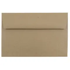 JAM Paper 6" x 9" Brown Kraft Premium Invitation Envelopes