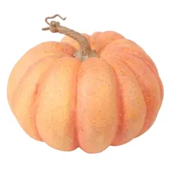 8.5" Light Orange Decorative Pumpkin by Ashland&reg;