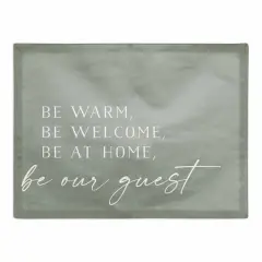 Be Warm Be Welcome Cotton Twill Placemat