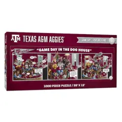 College Game Day in the Dog House 1,000 Piece Puzzle Texas A&M Aggies
