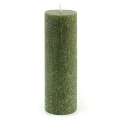 Root Candles 3" x 9" Unscented Timberline&trade; Pillar Candle Dark Olive
