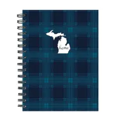 TF Publishing Michigan Blue Plaid Journal