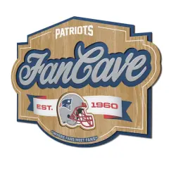 NFL Fan Cave Sign New England Patriots