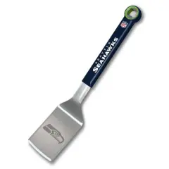 NFL Stainless Steel BBQ Spatula with Bottle Opener Seattle Seahawks