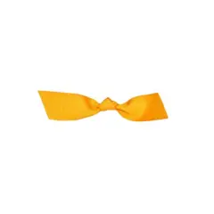 JAM Paper 7/8" Grosgrain Twist Tie Flair Bows, 100ct. Gold