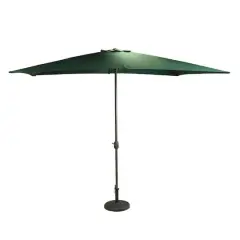 10ft. Hunter Green Outdoor Patio Market Umbrella