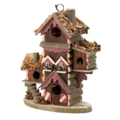 12.5" Gingerbread-Style Birdhouse