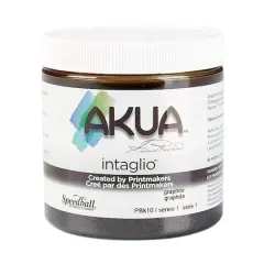 Akua&reg; Intaglio&reg; Ink, 8oz. Graphite Gray