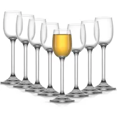 JoyJolt&reg; Saga Crystal Liquor Glasses, 8ct.