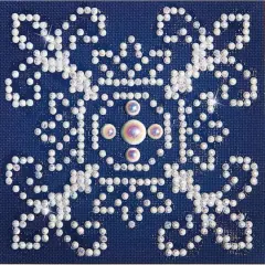 Diamond Dotz&reg; Beginner White on Blue Diamond Facet Art Kit
