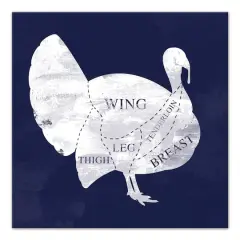 Turkey Anatomy Canvas Wall Art