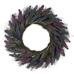22'' Lavender Spiral Vine Artificial Wreath