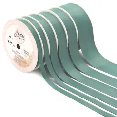 Gwen Studios 18yd. Satin Ribbon Set Sagebrush Green