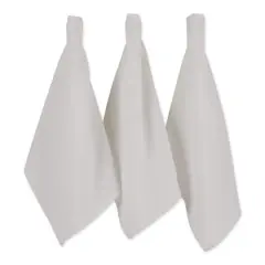 DII&reg; White Recycled Cotton Waffle Dish Towels, 6ct.