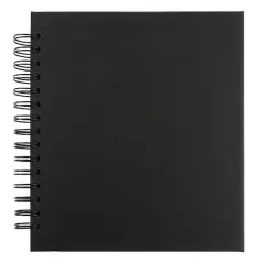 8" x 8" Spiral Bound Scrapbook Album by Recollections&reg; Black