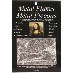 Mona Lisa&trade; Silver Metal Leaf Flakes