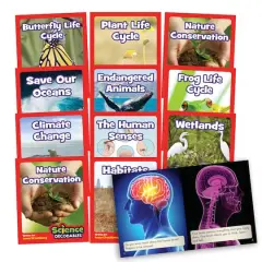 Junior Learning&reg; Science Decodables Phase 6 Non-Fiction Educational Learning Set
