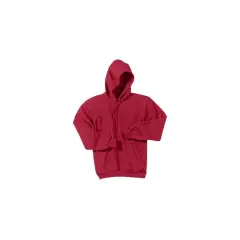 Port & Company&reg; Darks Core Fleece Pullover Hooded Sweatshirt Red