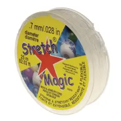 Stretch Magic&reg; 0.7mm Clear Bead & Jewelry Cord, 25m