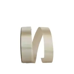 JAM Paper 3/8" x 100yd. Single Face Satin Allure Ribbon Silver