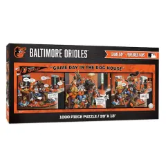 MLB Game Day in the Dog House 1,000 Piece Puzzle Baltimore Orioles