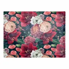 Jewel Bouquets 18" x 14" Cotton Twill Placemat