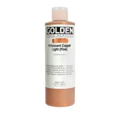 Golden&reg; Iridescent Fluid Acrylics 8oz. Iridescent Copper Light (Fine)