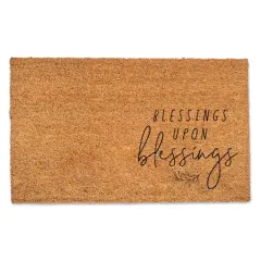 Blessings Upon Blessings Door Mat