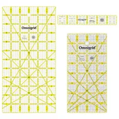 Omnigrid&reg; Rectangle Quilter's Ruler Combo Pack, 3ct.