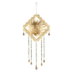 Gold Sun Metal Eclectic Windchime