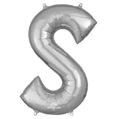 32" Silver Letter Foil Balloon