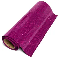 Siser&reg; Glitter Heat Transfer Vinyl, 5yd. Hot Pink