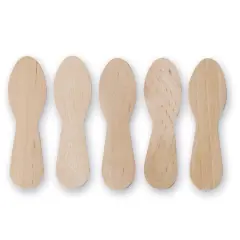 S&S&reg; Worldwide 3" Wood Craft Spoons, 1000ct.