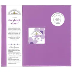 Doodlebug Design Inc.&trade; Storybook Album&trade;, 12" x 12" Lilac