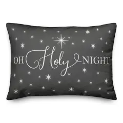 Oh Holy Night 20" x 14" Spun Poly Pillow
