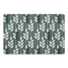 Geometric Nature Pattern Floor Mat