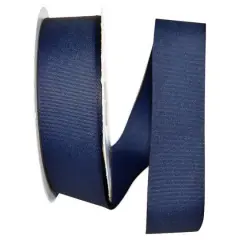 The Ribbon Roll 1.5" x 50yd. Grosgrain Solid Ribbon Light Navy