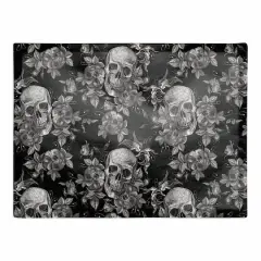 Floral Skulls Cotton Twill Placemat