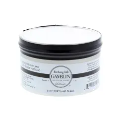 Gamblin Etching Ink, 1lb. Stiff Portland Black
