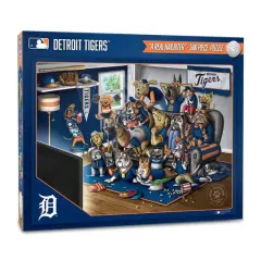 MLB Purebred Fans A Real Nailbiter 500 Piece Puzzle Detroit Tigers