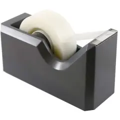 JAM Paper Colorful Desk Tape Dispensers Gray