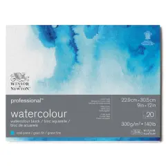 Winsor & Newton&reg; Professional&trade; Cold Press Watercolor Paper Pad, 9" x 12"