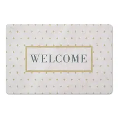 Welcome Plus Floor Mat Yellow